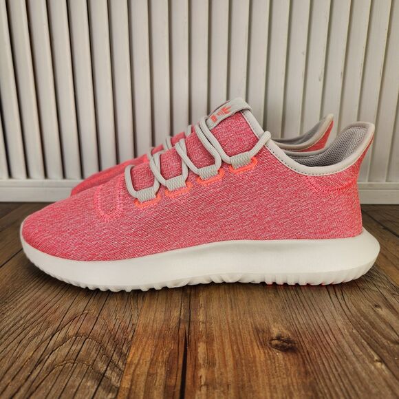 Adidas Tubular Shadow Womens Sz 7.5 Aero Pink Knit Running Sneakers Shoes B22636 - Picture 3 of 9